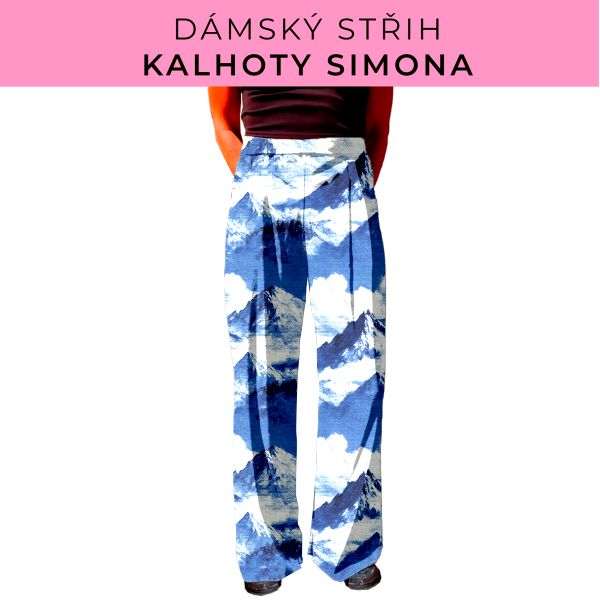 Dámský střih - kalhoty Simona