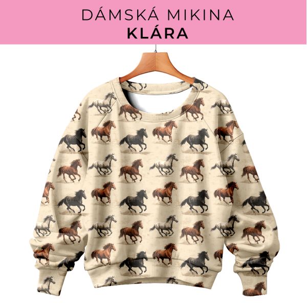 DÁMSKÝ střih - mikina Klára