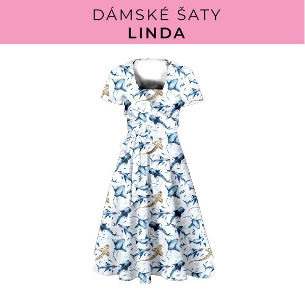 DÁMSKÝ střih - šaty Linda
