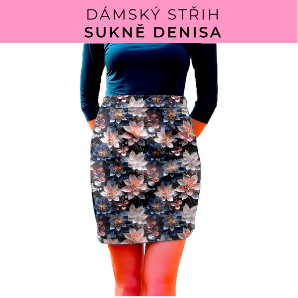 Dámský střih - Dámská sukně Denisa