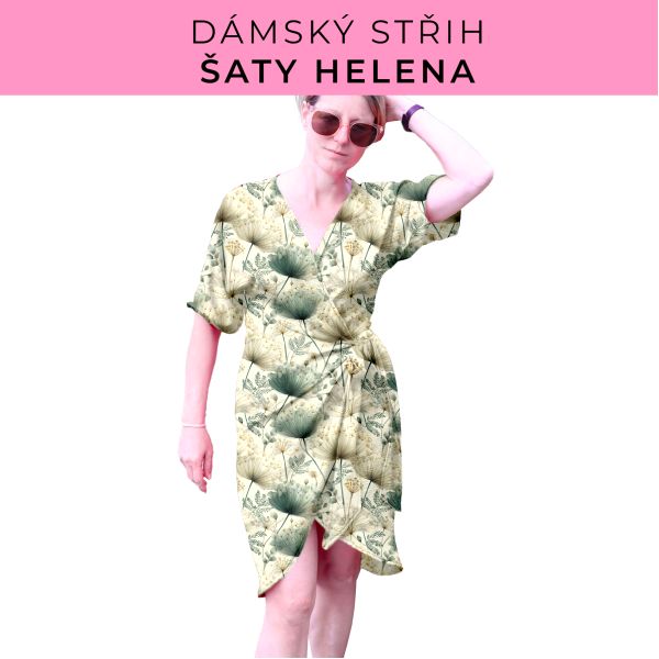Dámský střih na šaty  Helena