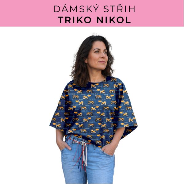 Dámský střih -  triko Nikol