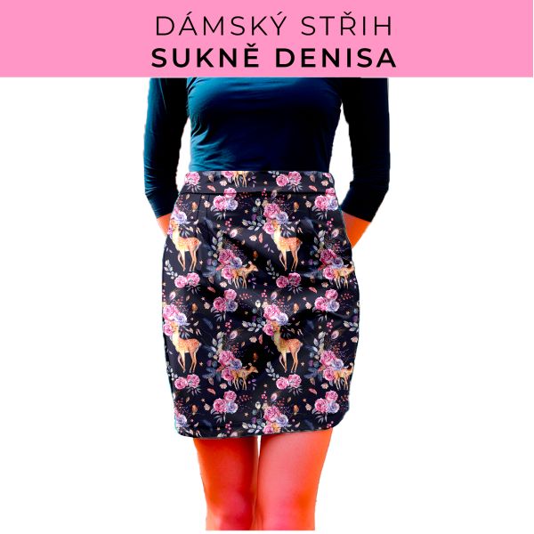 Dámský střih - Dámská sukně Denisa