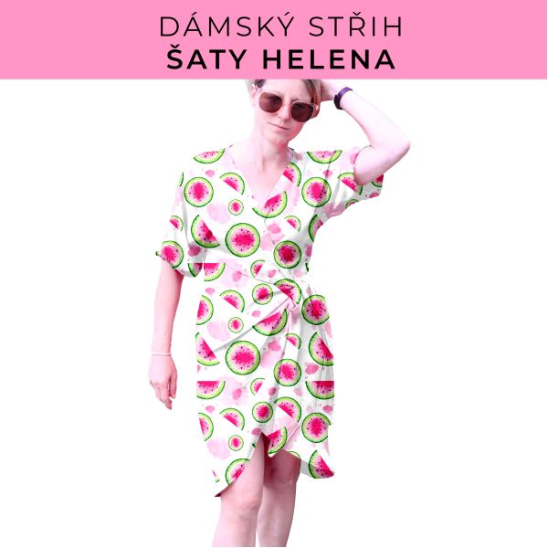 Dámský střih na šaty  Helena