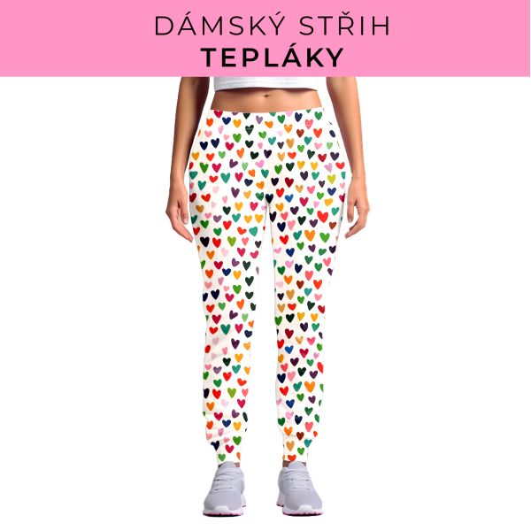 DÁMSKÝ střih - tepláky