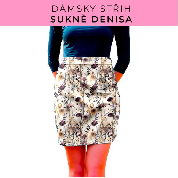 Dámský střih - Dámská sukně Denisa