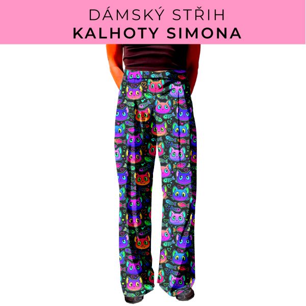 Dámský střih - kalhoty Simona
