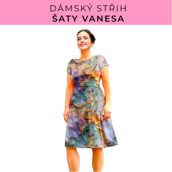 Dámský střih šaty Vanesa