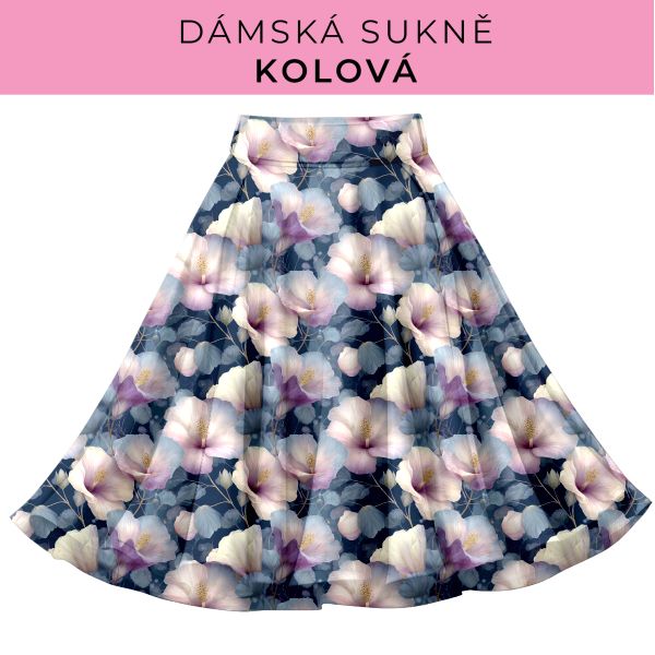 DÁMSKÝ střih - Kolová sukně