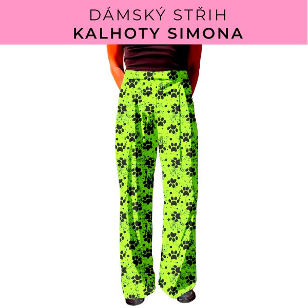 Dámský střih - kalhoty Simona