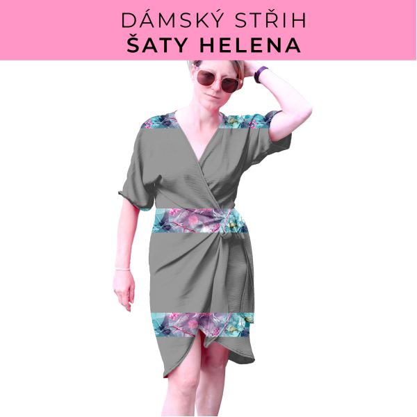 Dámský střih na šaty  Helena