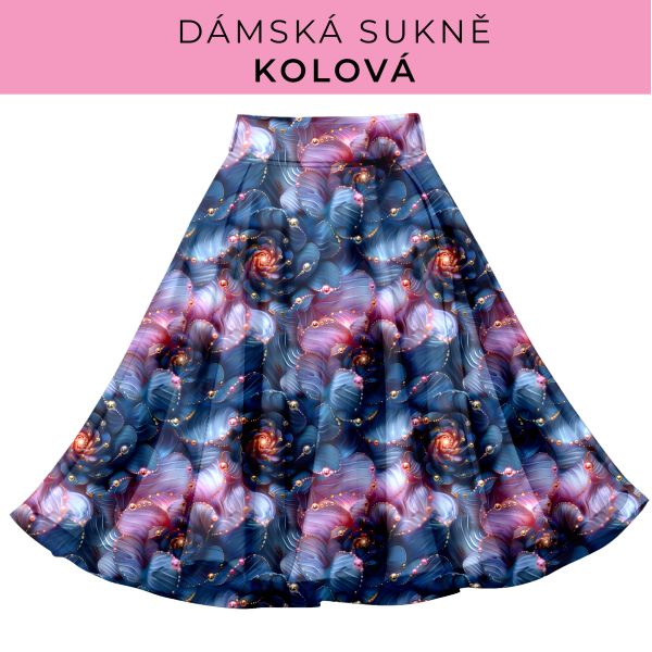DÁMSKÝ střih - Kolová sukně