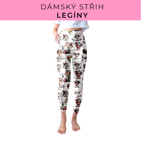 DÁMSKÝ střih - legíny SPORT - SLIM FIT