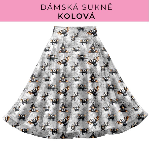 DÁMSKÝ střih - Kolová sukně