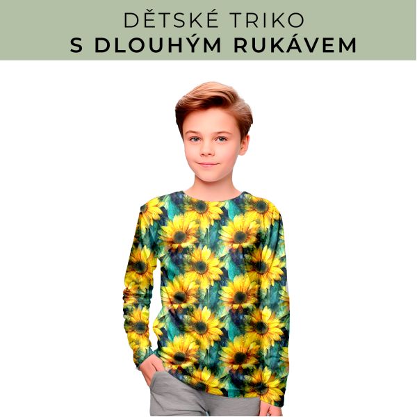DĚTSKÝ střih - triko dlouhý rukáv