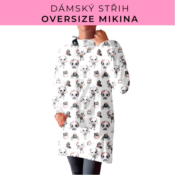 DÁMSKÝ střih - Oversize mikina