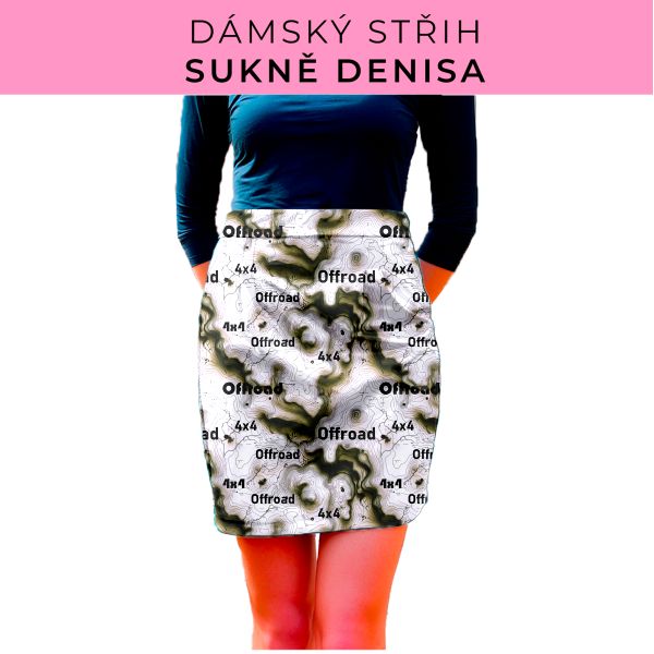 Dámský střih - Dámská sukně Denisa