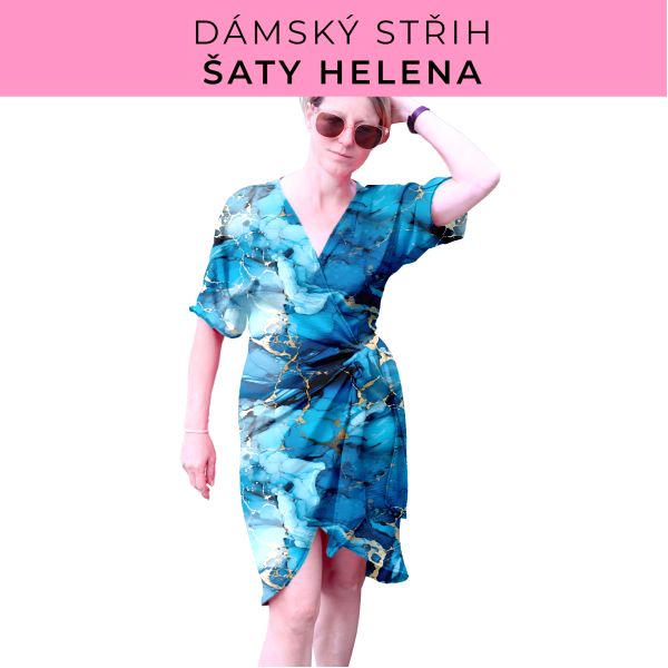 Dámský střih na šaty  Helena