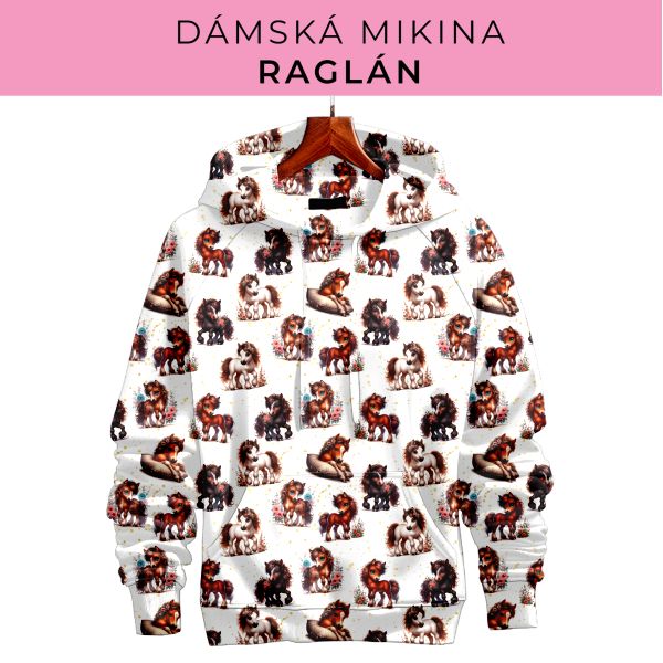 DÁMSKÝ střih - mikina raglán