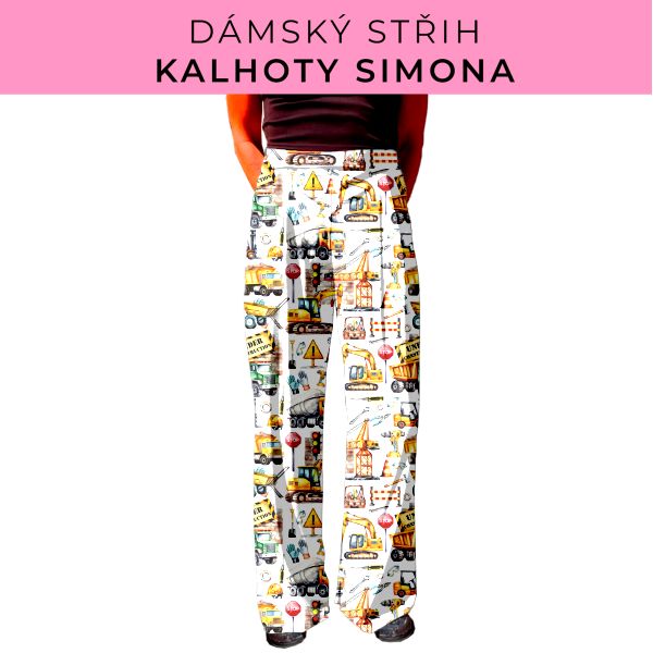 Dámský střih - kalhoty Simona