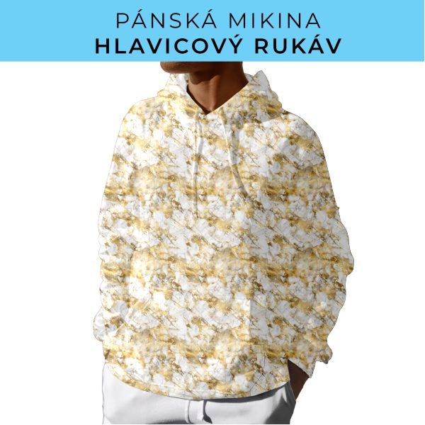 PÁNSKÝ střih - mikina s kapucí