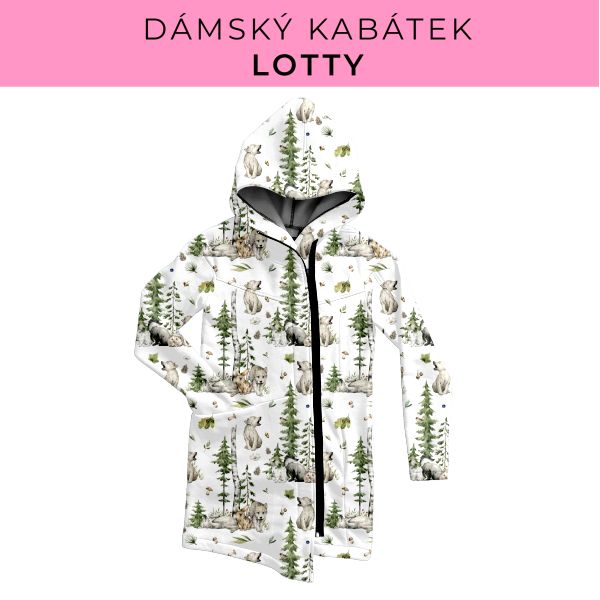 DÁMSKÝ střih - Kabátek Lotty