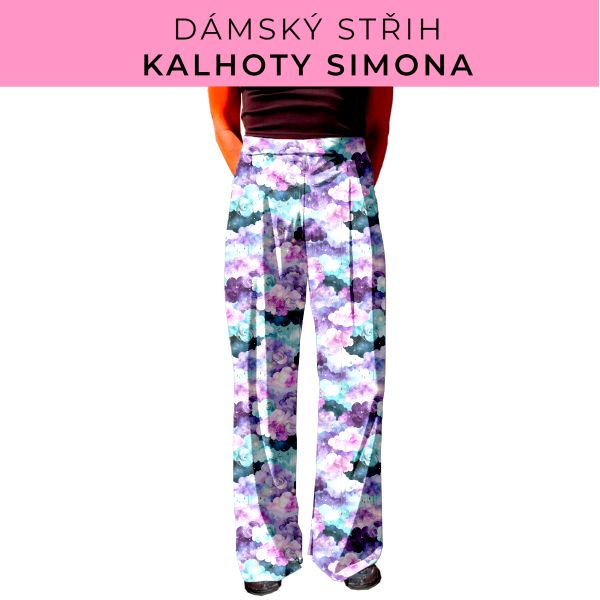Dámský střih - kalhoty Simona