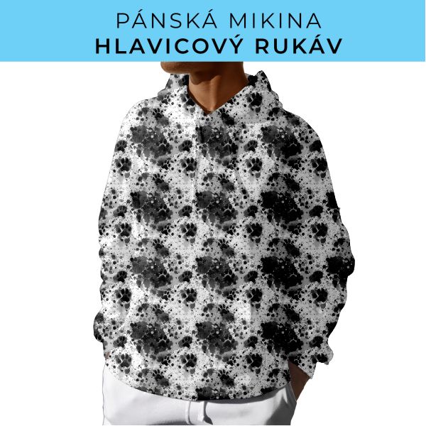 PÁNSKÝ střih - mikina s kapucí