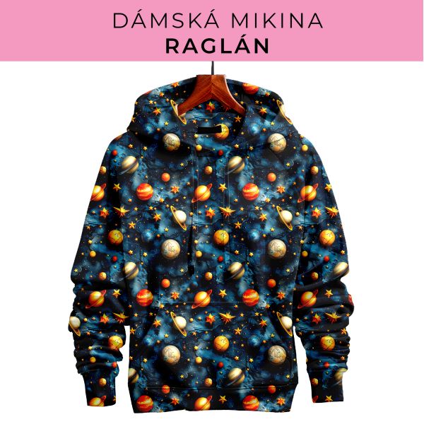 DÁMSKÝ střih - mikina raglán