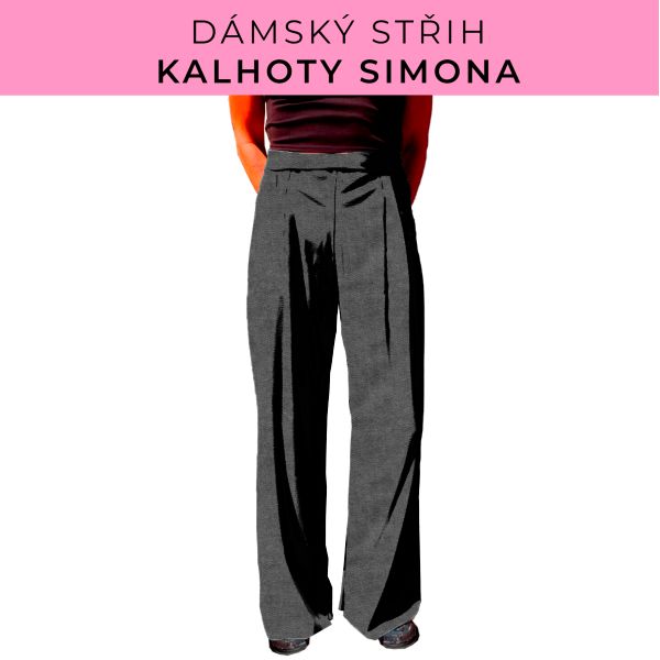 Dámský střih - kalhoty Simona