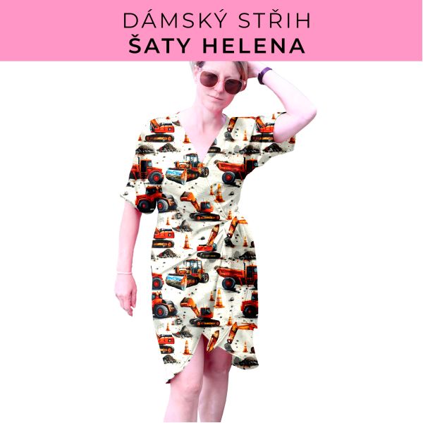 Dámský střih na šaty  Helena