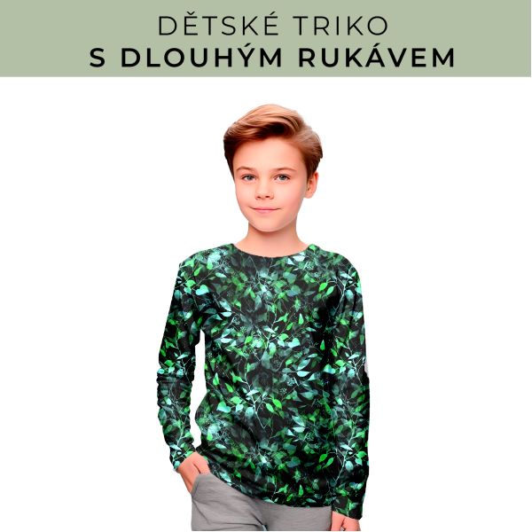 DĚTSKÝ střih - triko dlouhý rukáv