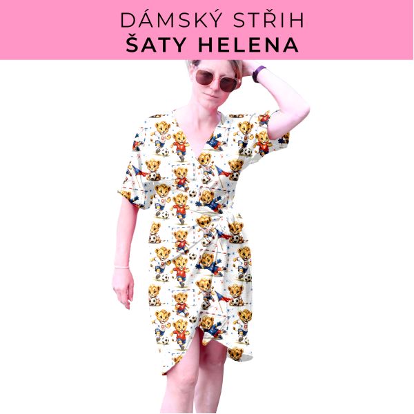 Dámský střih na šaty  Helena