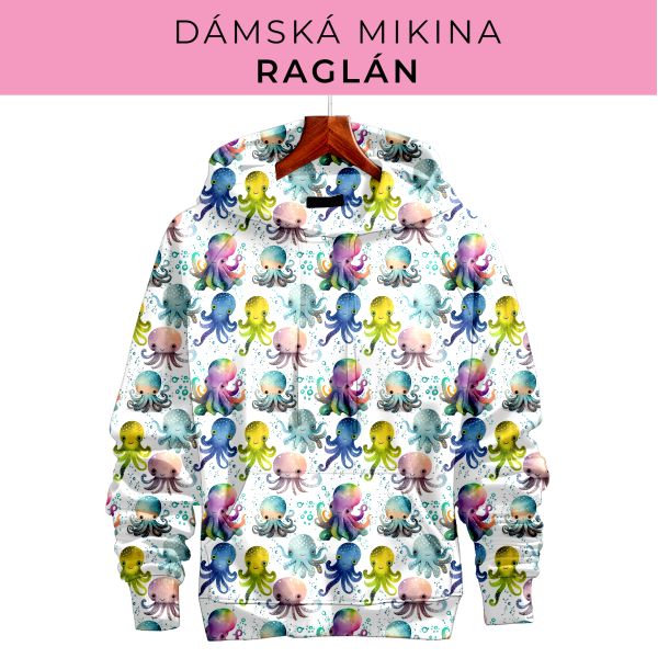 DÁMSKÝ střih - mikina raglán
