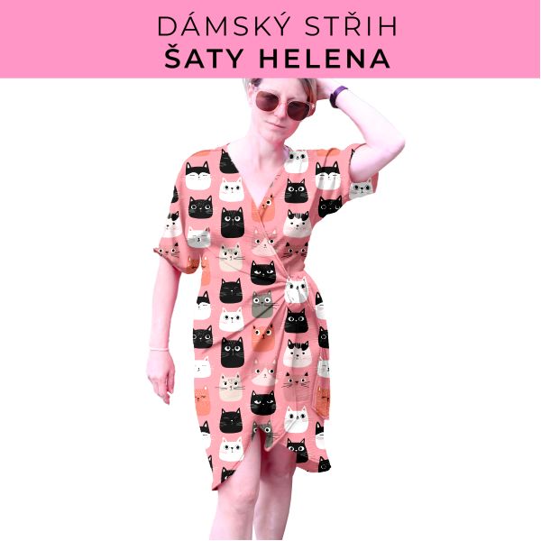 Dámský střih na šaty  Helena