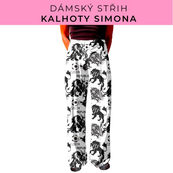 Dámský střih - kalhoty Simona