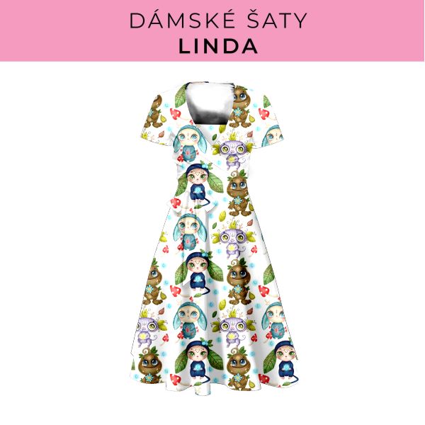DÁMSKÝ střih - šaty Linda