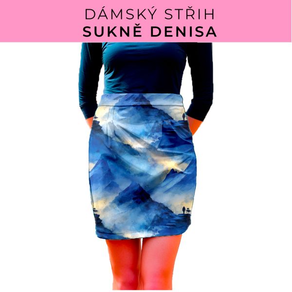 Dámský střih - Dámská sukně Denisa