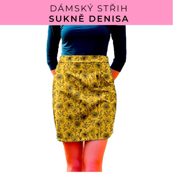 Dámský střih - Dámská sukně Denisa