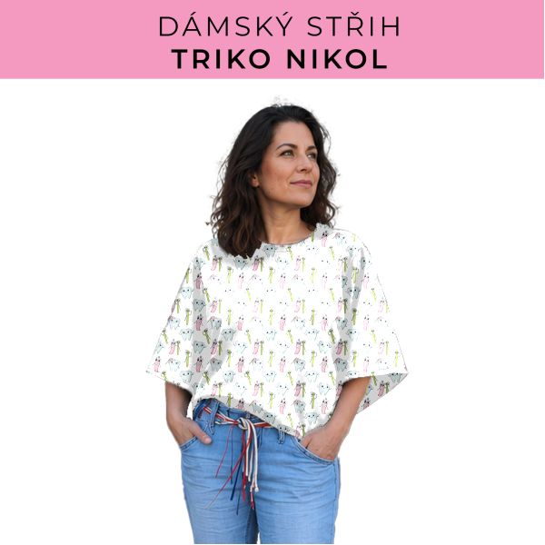 Dámský střih -  triko Nikol