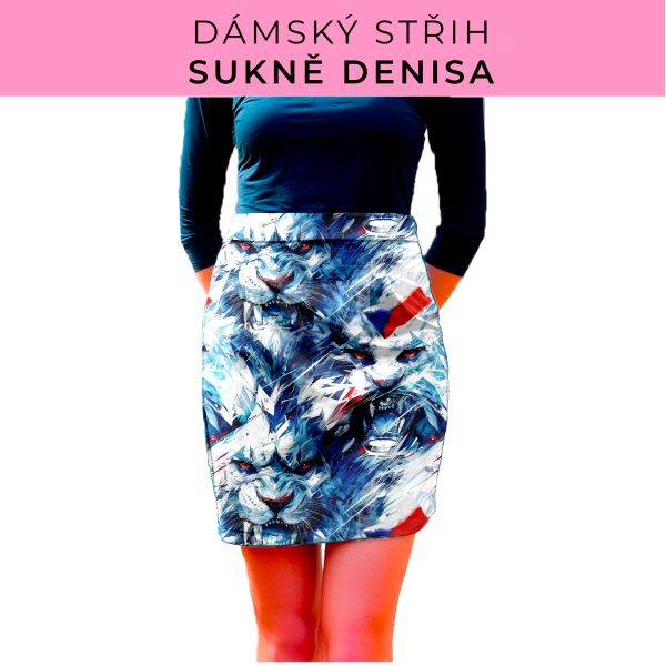 Dámský střih - Dámská sukně Denisa