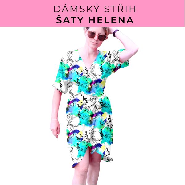 Dámský střih na šaty  Helena