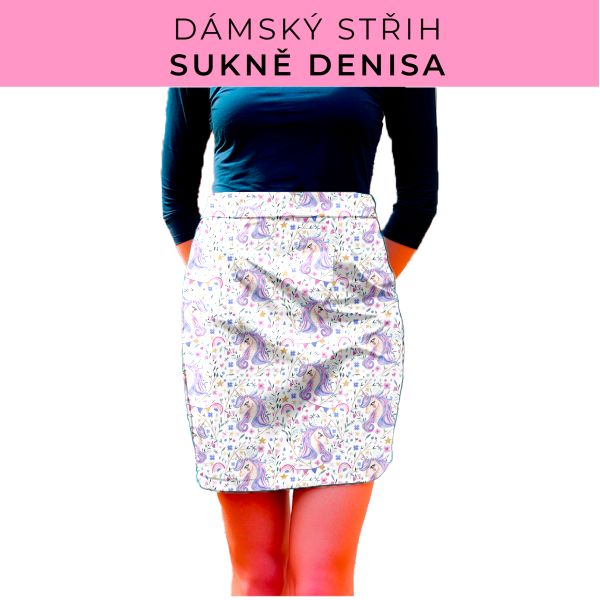 Dámský střih - Dámská sukně Denisa