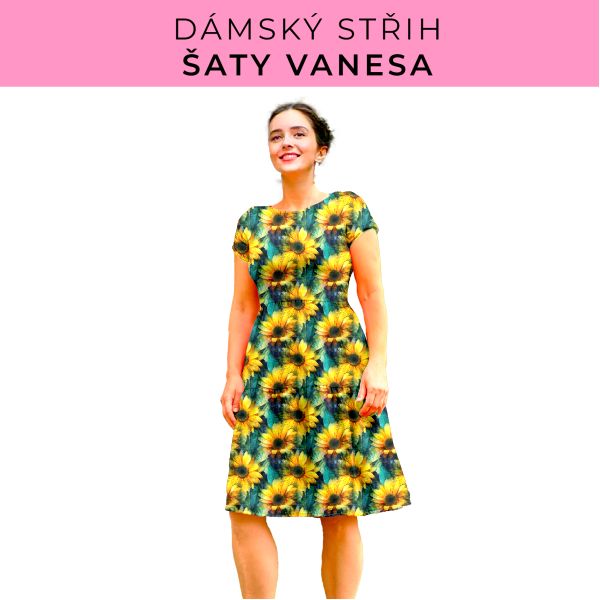 Dámský střih šaty Vanesa