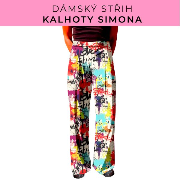 Dámský střih - kalhoty Simona