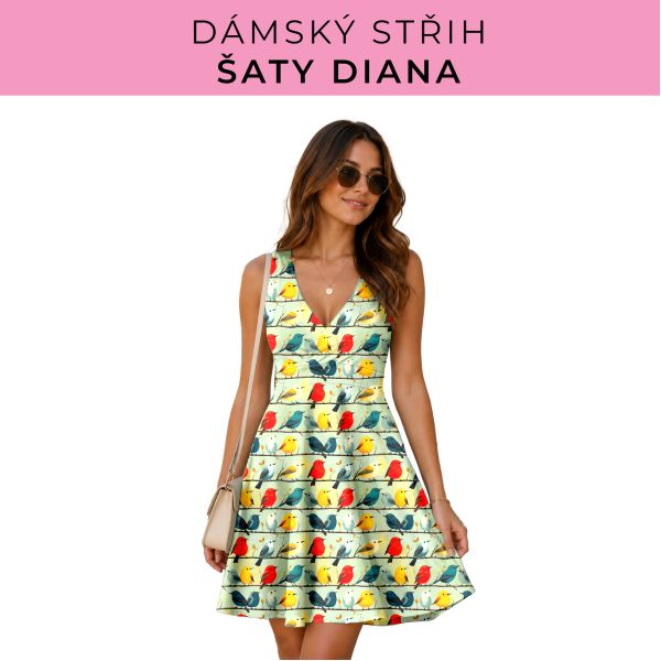 Dámský střih - šaty Diana