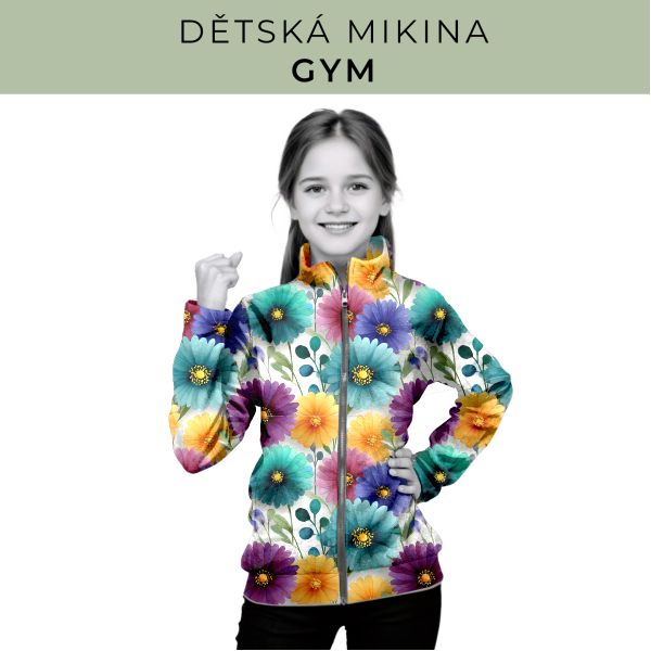 Dětská střih - mikina GYM