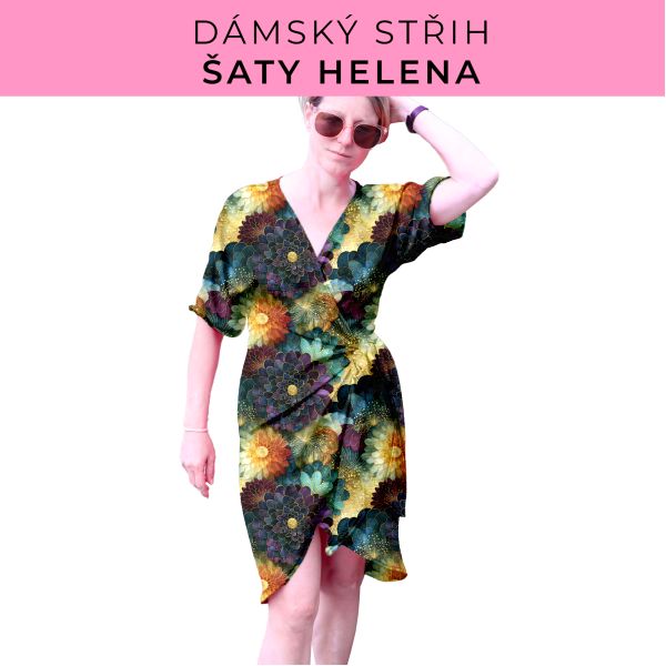 Dámský střih na šaty  Helena
