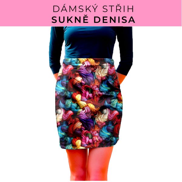 Dámský střih - Dámská sukně Denisa