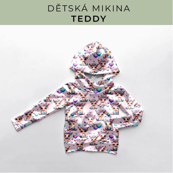 DĚTSKÝ střih - Mikina Teddy